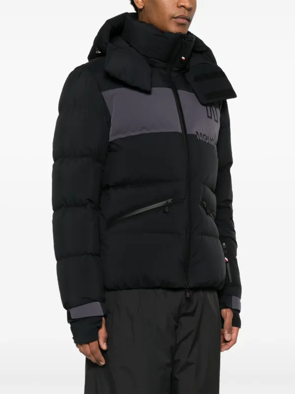 Moncler Grenoble Hooded Padded Jacket | Black | FARFETCH