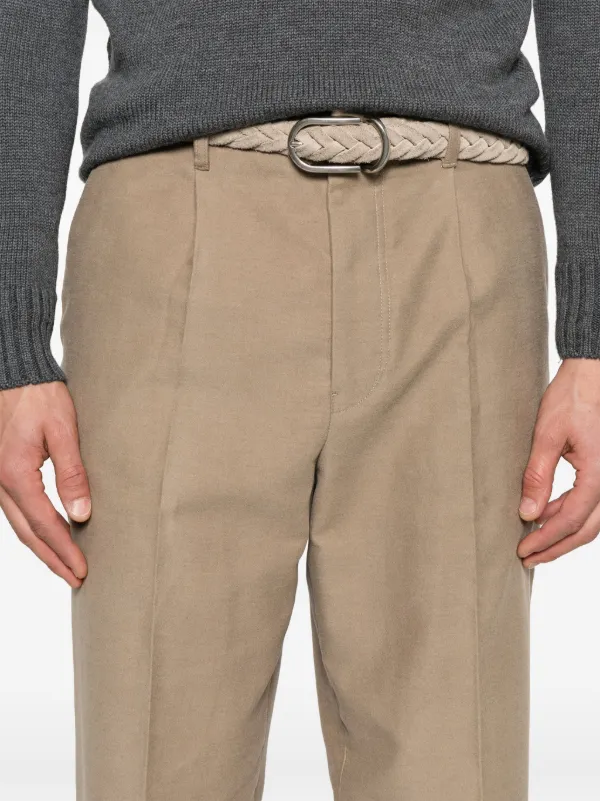 Zegna プリーツ パンツ | ニュートラル | FARFETCH JP