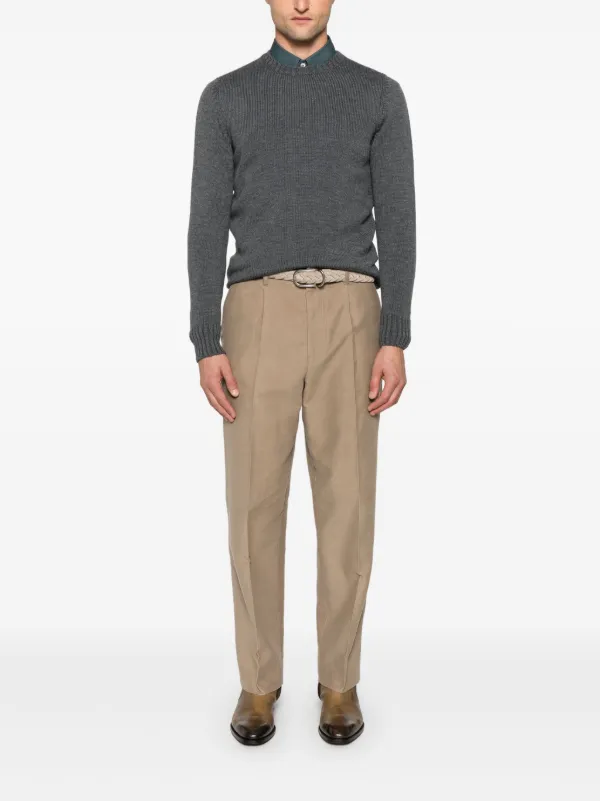 Zegna プリーツ パンツ | ニュートラル | FARFETCH JP