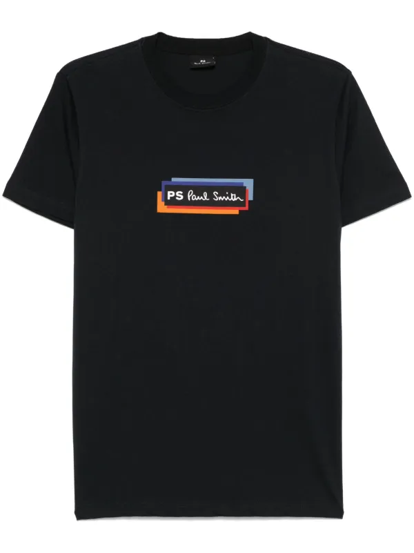 PS Paul Smith T シャツ PS Paul Smith ロゴ Tシャツ | ブルー | FARFETCH JP
