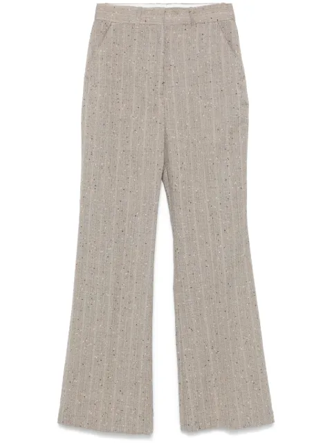 MARK KENLY DOMINO TAN split-ankle trousers