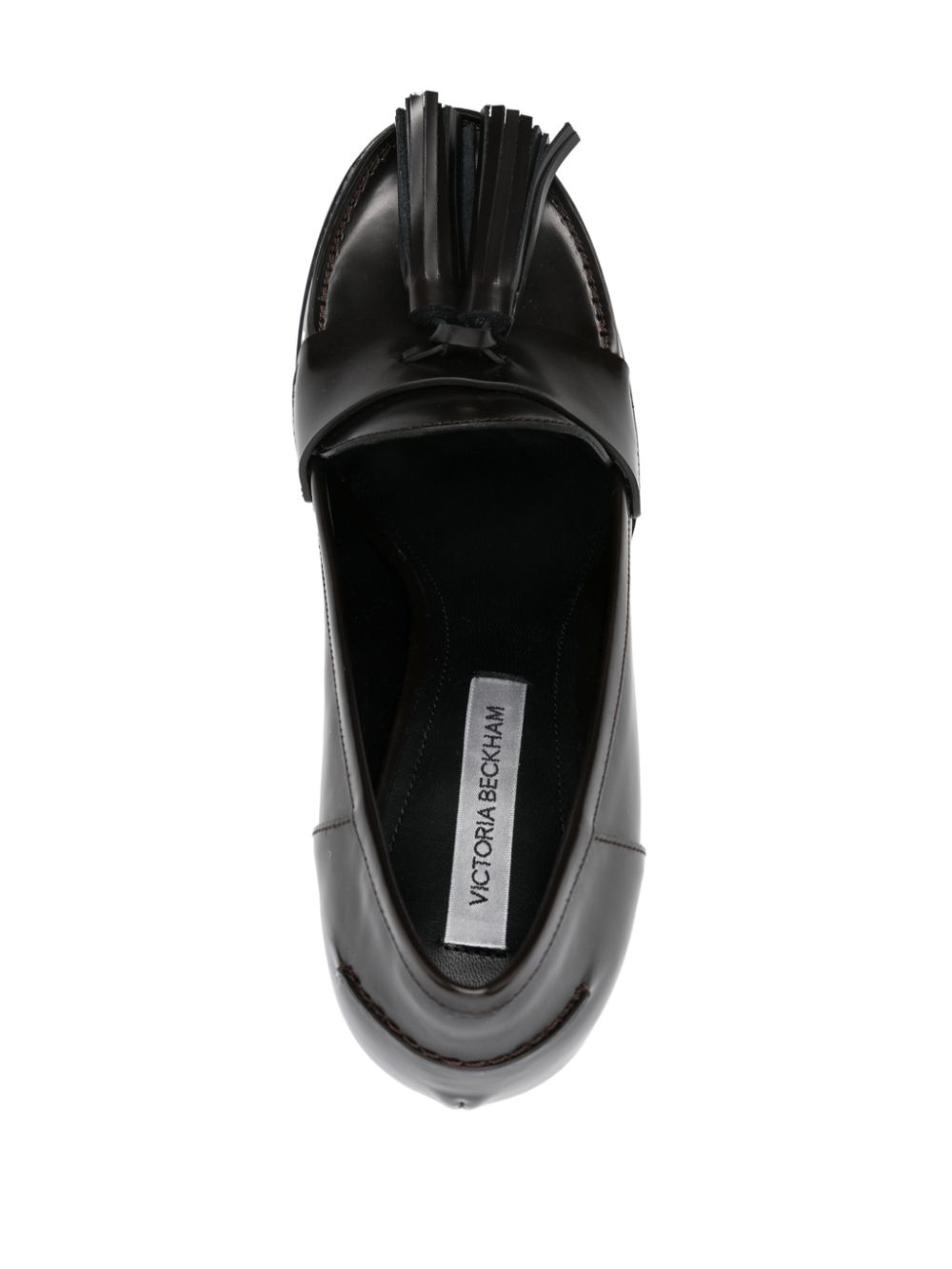 Victoria Beckham 120 mm leren pumps Bruin