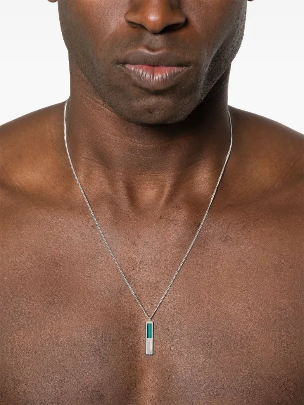 TOM WOOD ターコイズ　60 TOM WOOD トムウッド Cube Pendant ネックレス ターコイズ (Tom