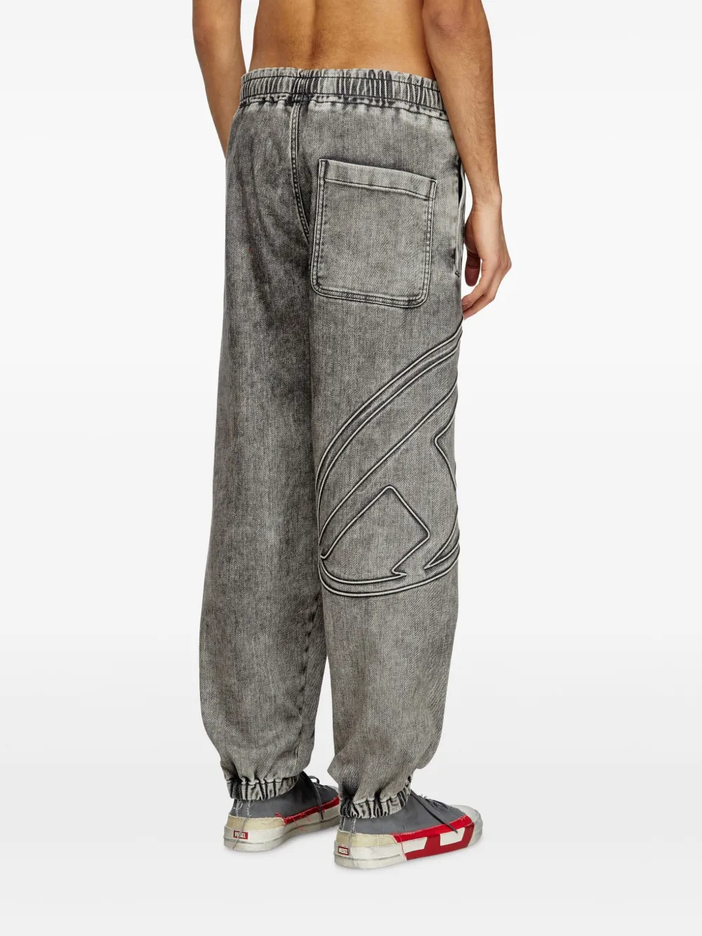 Diesel Slim D-pint Track Denim In Grey