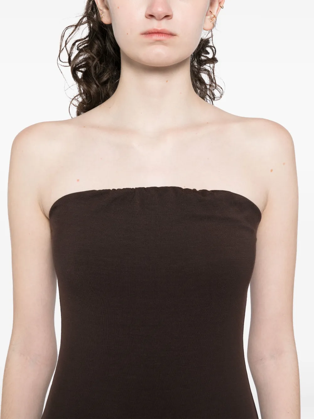 Reformation Etta Knit Dress In Brown