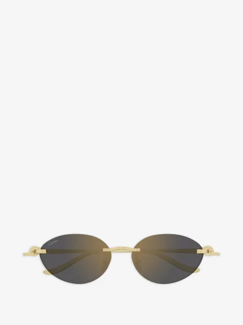 Cartier Eyewear oval-frame sunglasses
