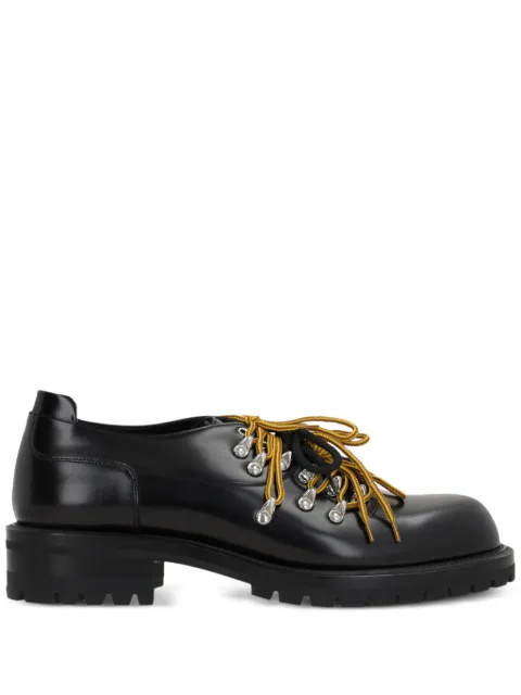Namacheko Mountain brushed leather derby shoes