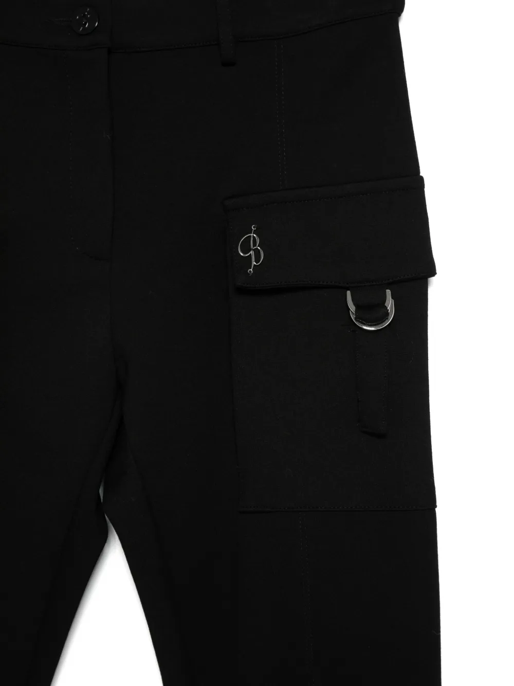 Miss Blumarine Flared broek Zwart