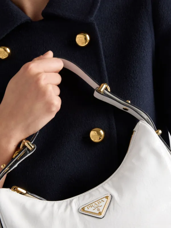 Prada double-breasted Jacket | Blue | FARFETCH RO