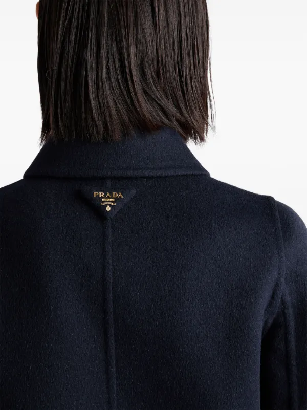 Prada double-breasted Jacket | Blue | FARFETCH RO