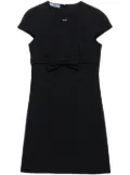 Prada sablé mini dress - Black