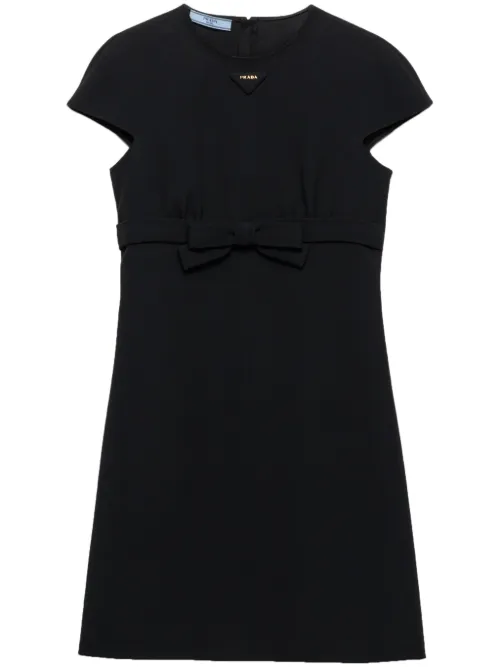 Prada robe courte Sablé - Noir - Prada - Modalova