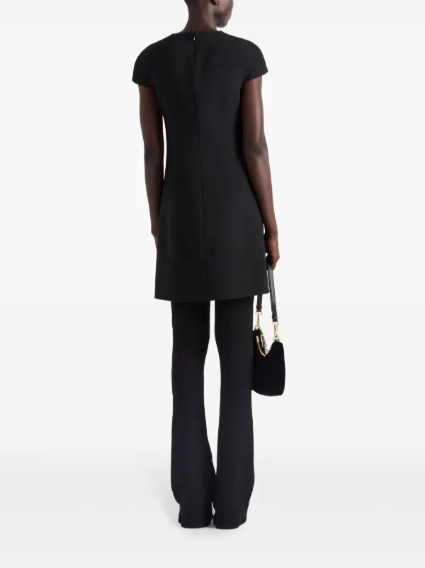 Prada Sablé Mini Dress | Black | FARFETCH