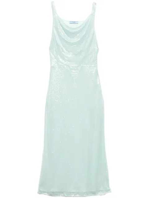 Prada sequined maxi dress