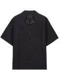 Prada technical cotton short-sleeved shirt - Black
