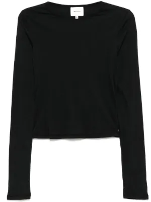 GANNI Isoli drop-shoulder Sweatshirt | Black | FARFETCH AO