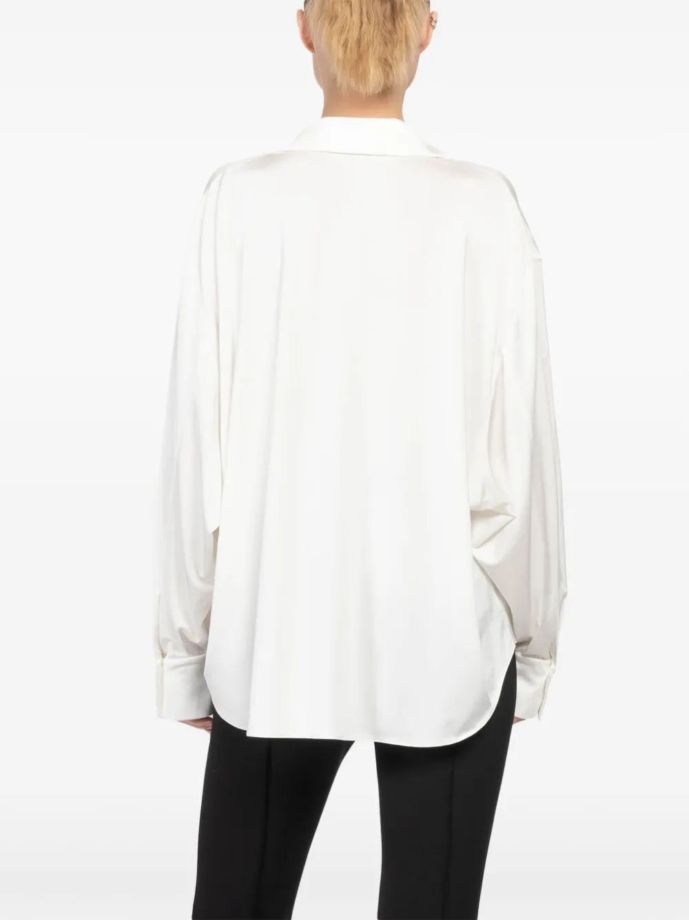 Magda Butrym Gedrapeerde blouse Wit