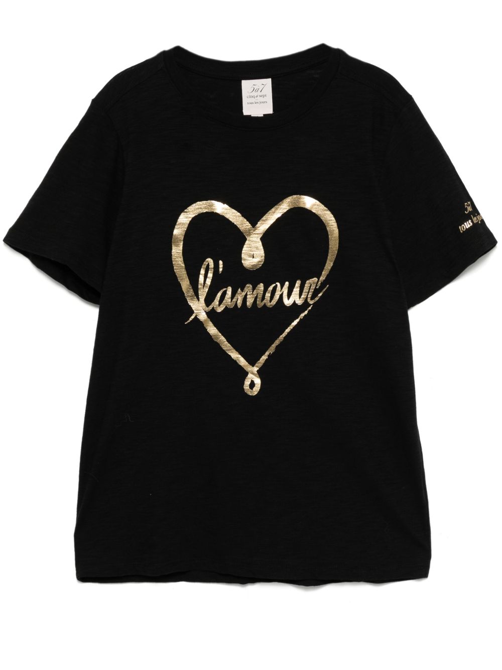 Cinq A Sept Doodled L'Amour T-shirt - Blue