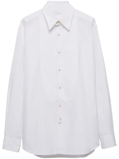 Prada chemise en coton - Blanc - Prada - Modalova