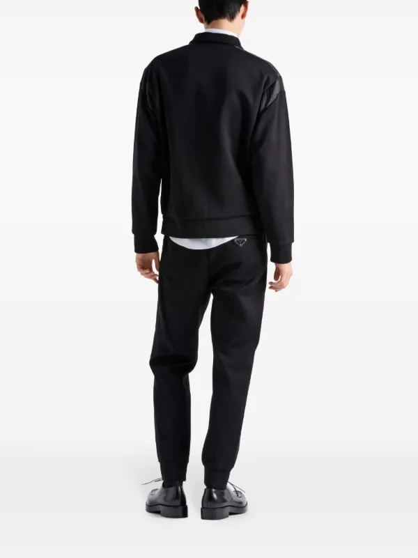 PRADA Track Set Up Jacket Pant Prada Duchesse Detail Track Pants 