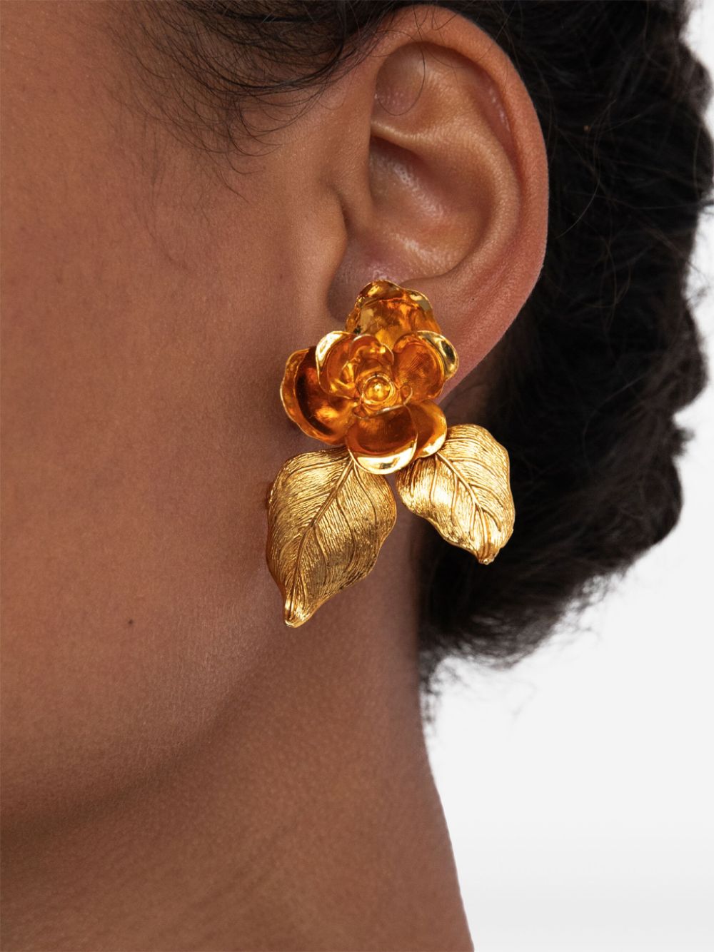 Shop Jennifer Behr Rosalia Earrings In Gold