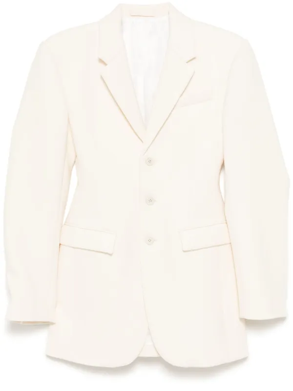 Longline Blazer Neutrals FARFETCH IN