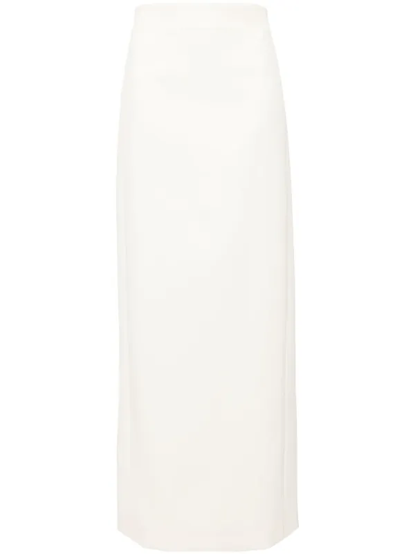 WARDROBE.NYC Column Skirt in White