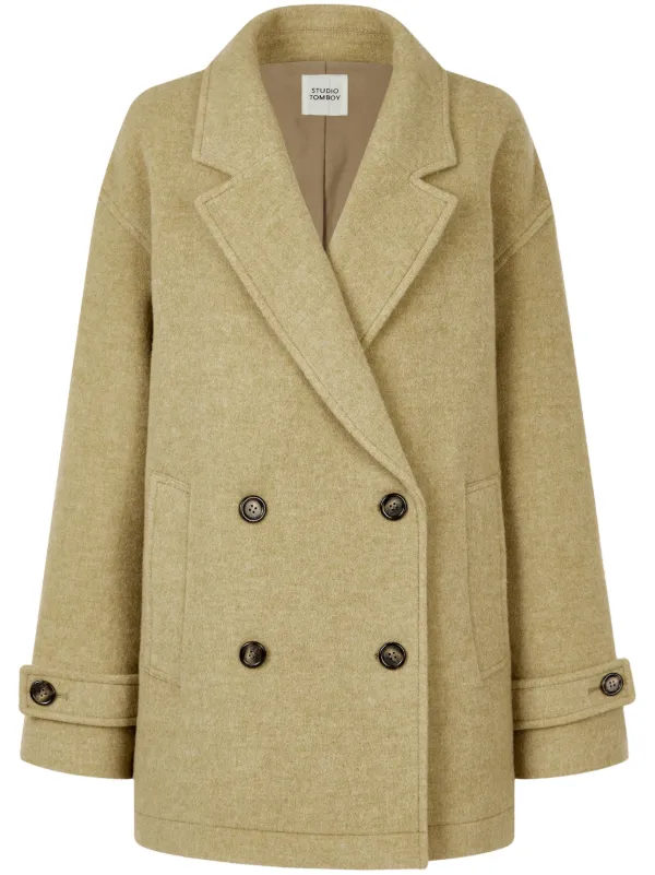 STUDIO TOMBOY double-breasted Coat | Neutrals | FARFETCH