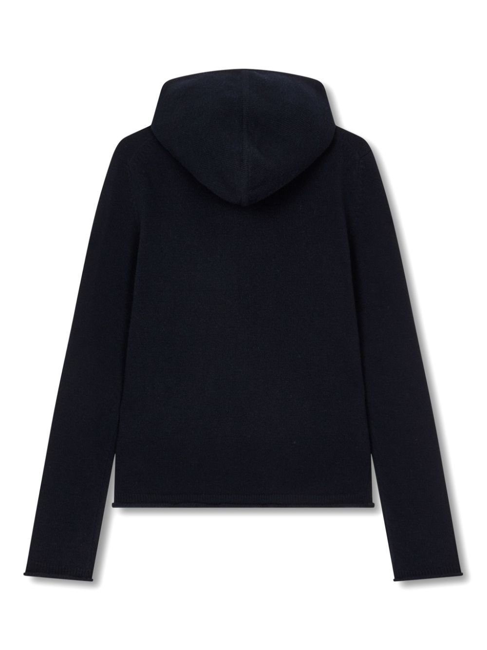 Shop Studio Tomboy Knitted Hoodie In Blue