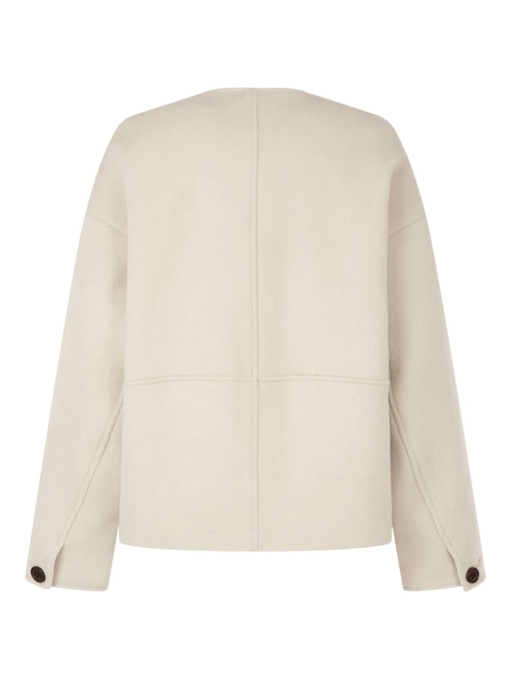 STUDIO TOMBOY wool round-neck jacket - Beige