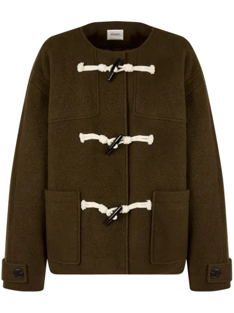 STUDIO TOMBOY toggle-fastening round-neck jacket