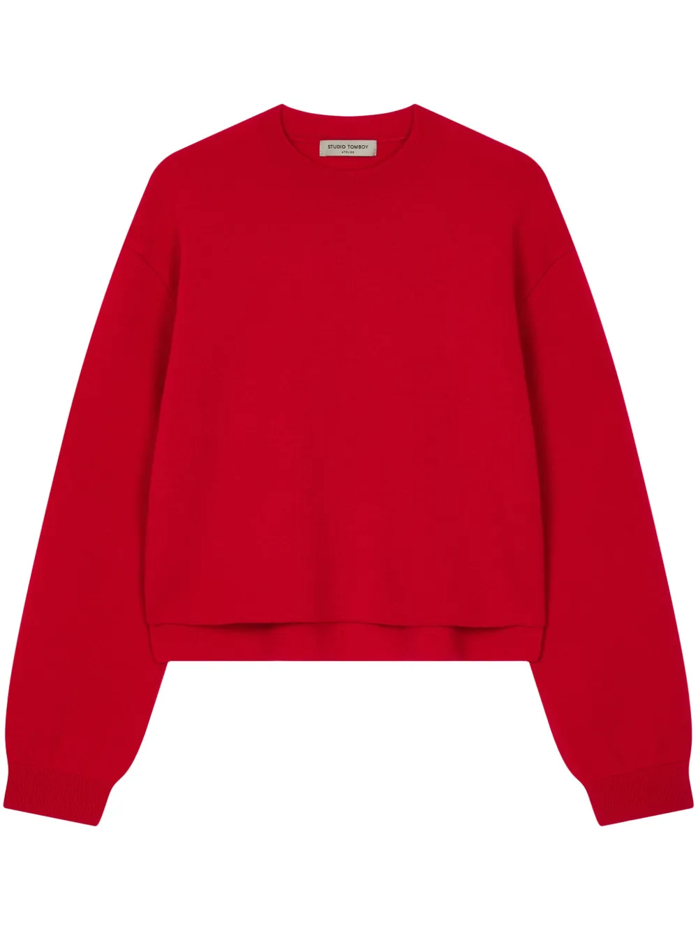 STUDIO TOMBOY crew-neck sweater | Red | Image 1