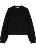 STUDIO TOMBOY double-weave crew neck sweater - Black