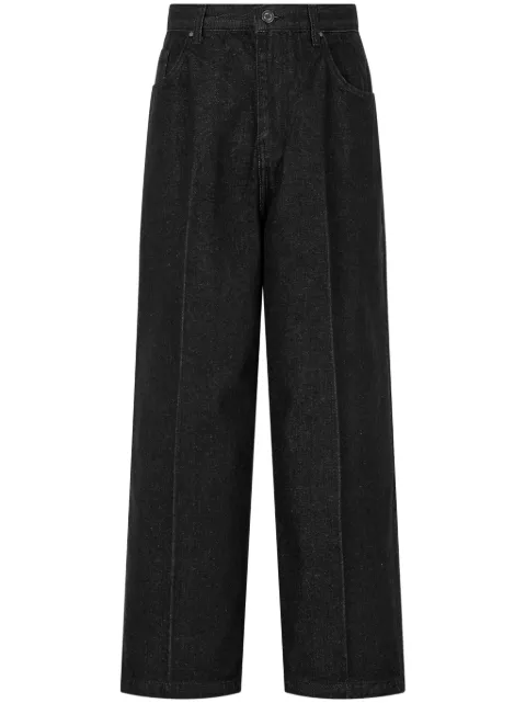 STUDIO TOMBOY pressed-crease cotton jeans