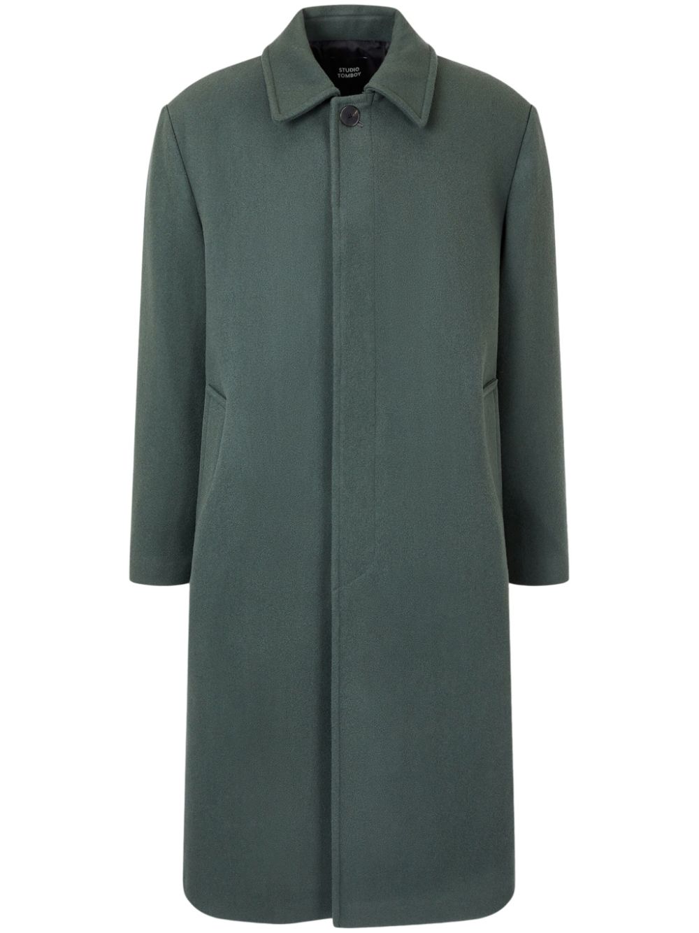 STUDIO TOMBOY wool car coat - Verde