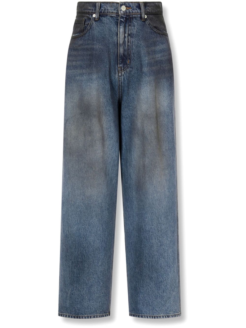 STUDIO TOMBOY Jeans met wijde pijpen Blauw