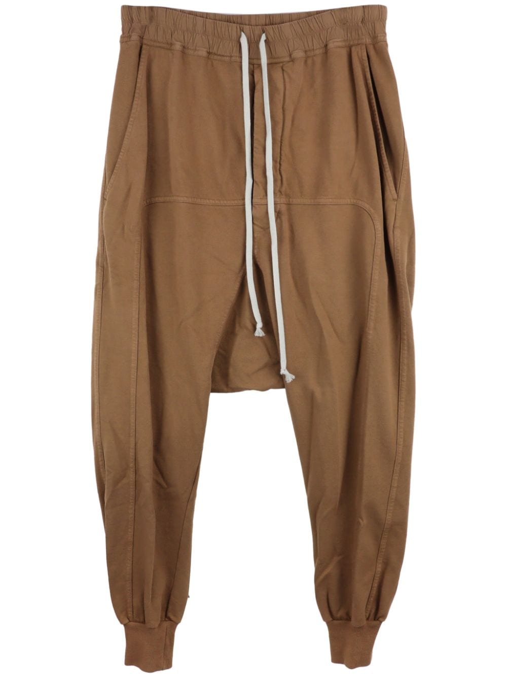 Shop Rick Owens Drkshdw Prisoner Trousers In ブラウン