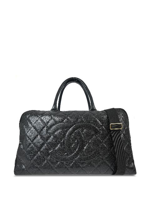 CHANEL 2003 CC leather two-way handbag Women