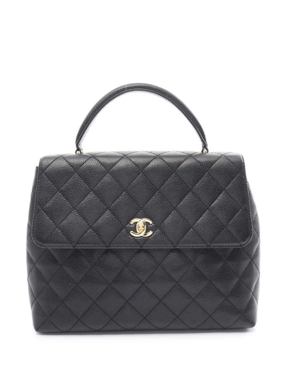 CHANEL 2004-2005 diamond-quilted top-handle bag Women