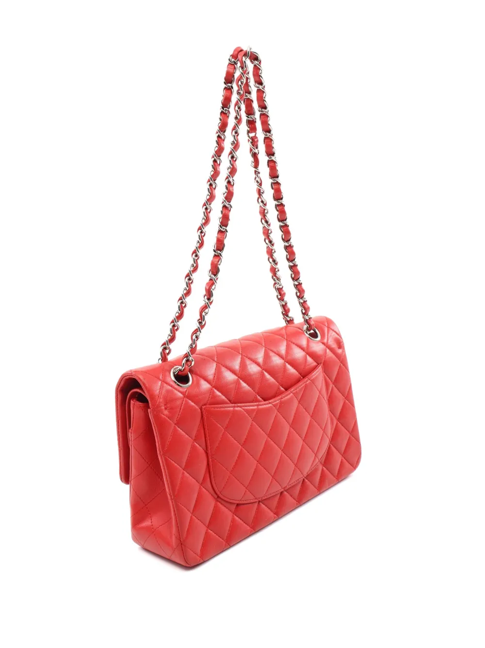 CHANEL Pre-Owned 2013-2014 Double Flap shoulder bag - Rood