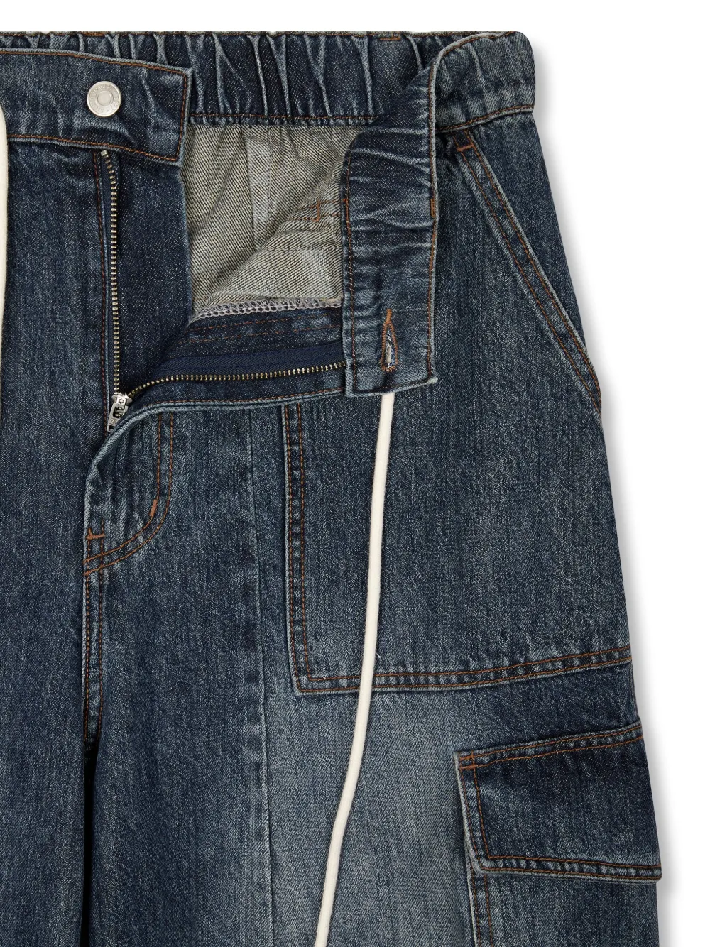 STUDIO TOMBOY Katoenen cargo jeans Blauw
