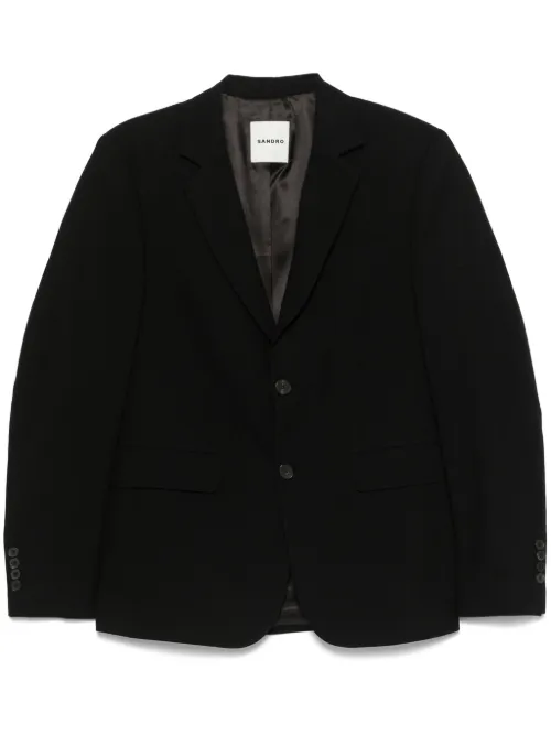 Blazer à simple boutonnage - SANDRO - Modalova