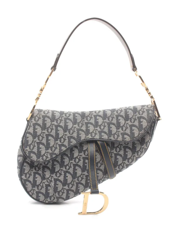 Christian Dior Pre-Owned 2010 オブリーク サドル ショルダーバッグ 
