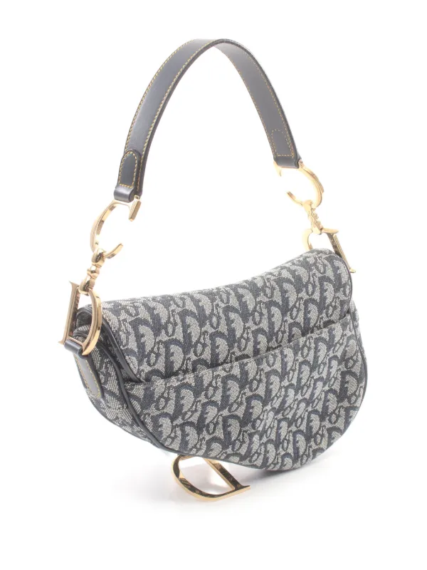 Christian Dior Pre-Owned 2010 オブリーク サドル ショルダーバッグ 