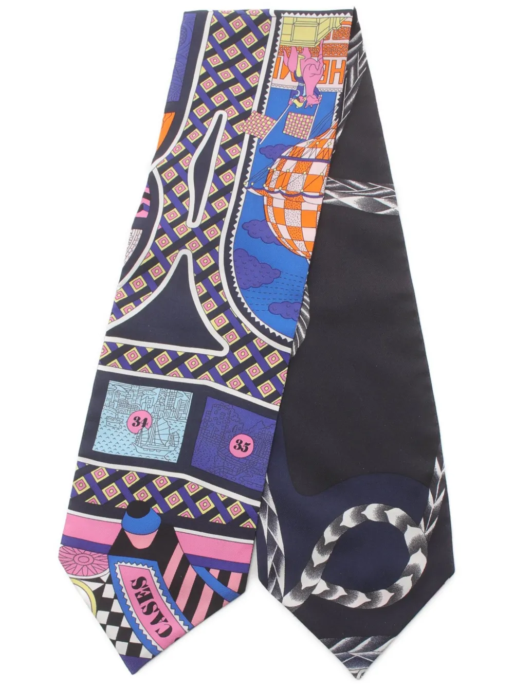 Hermes 2020s printed silk twilly Women