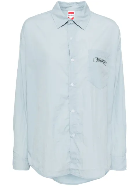 Ground Zero logo-print shirt