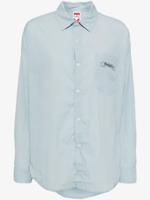 Ground Zero logo-print shirt