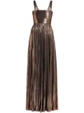 Retrofete Iris gown dress - Brown