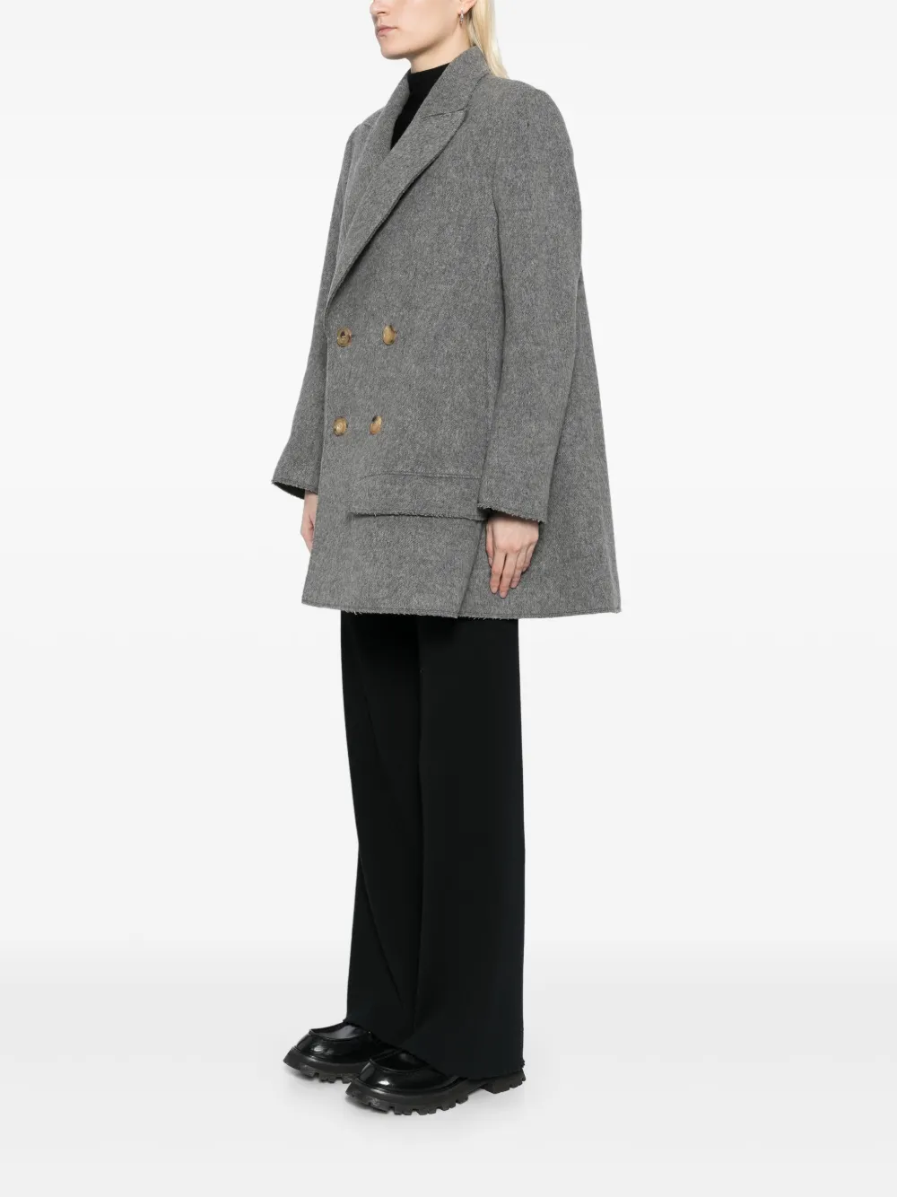 Undercover Blazer met dubbele rij knopen Grijs