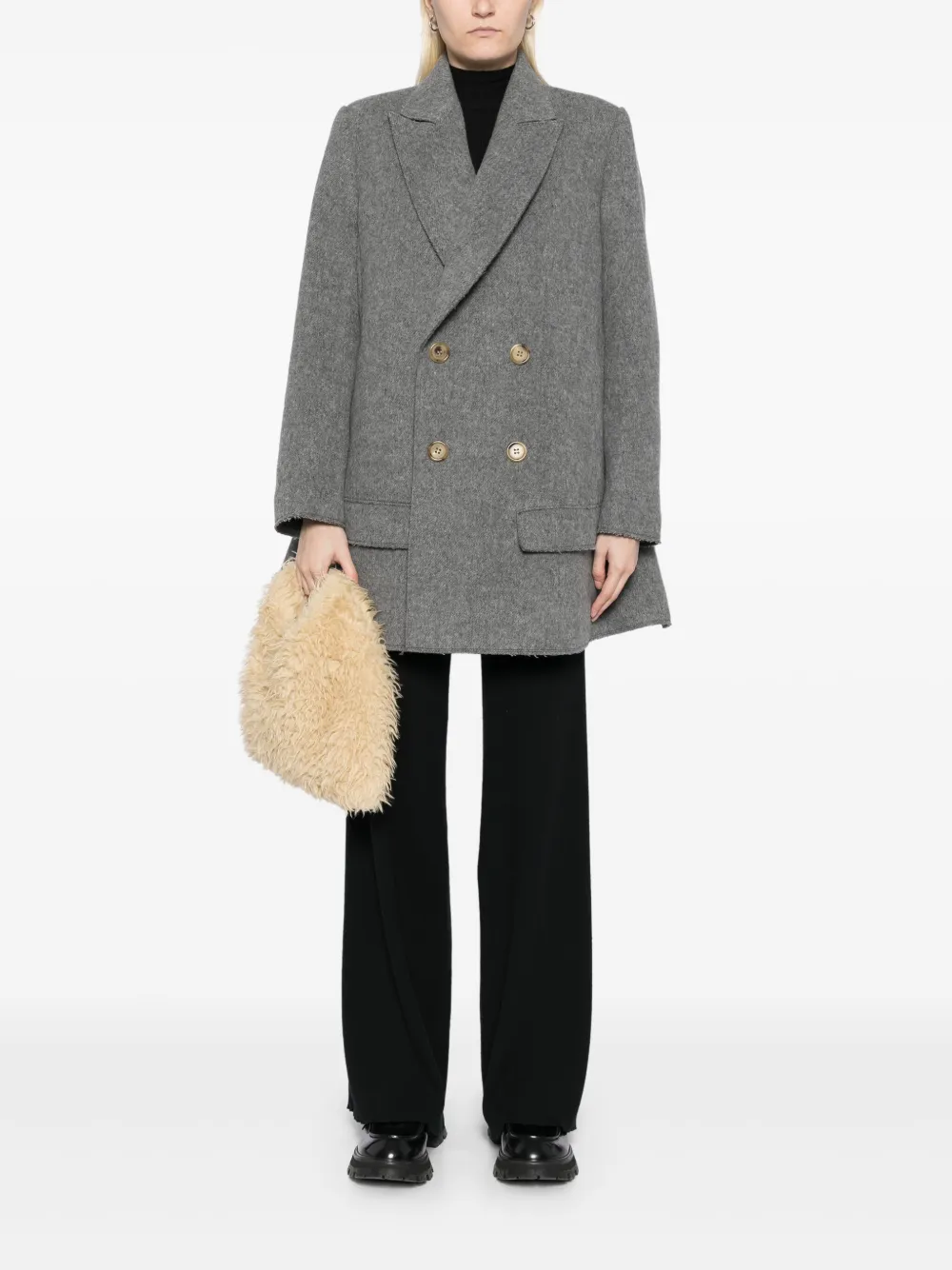 Undercover Blazer met dubbele rij knopen Grijs